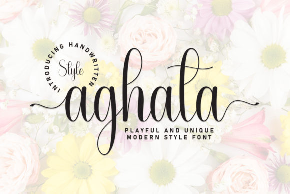 Aghata: A Handwritten Font for Creative Projects