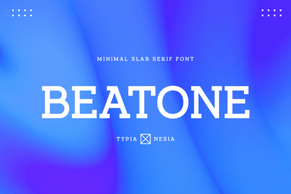 Beatone: A Modern Font for Clean, Minimalist Design