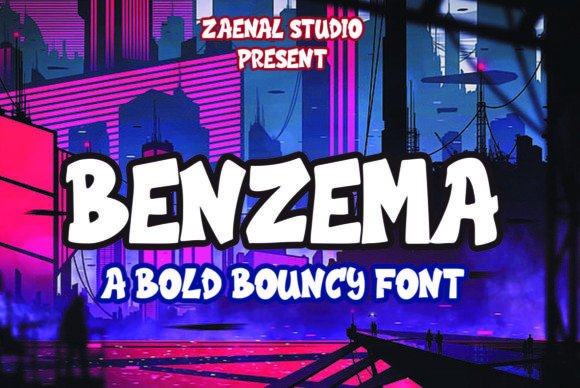 Benzema: A Bold Graffiti Font for Modern Design