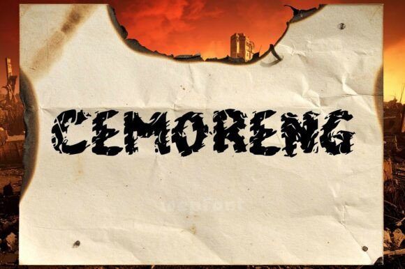 Cemoreng: A Font Forged in Strength and Style
