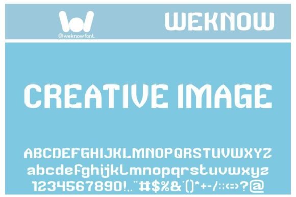 Creative Image: A Bold Modern Typeface for Dynamic Design