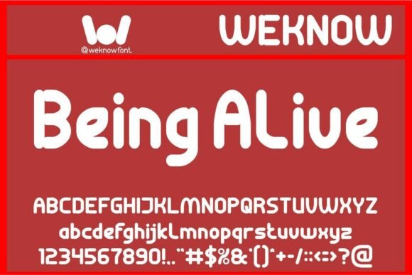 Discover the Vibrant World of Being Alive Typeface