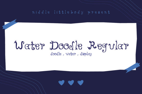 Discover the Water Doodle Font for Creative Projects