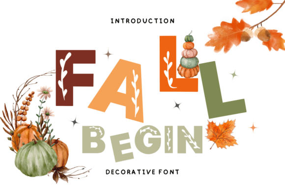 Fall Begin: A Font That Transforms Your Creative Vision