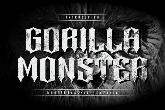 Gorilla Monster: The Bold Blackletter Typeface