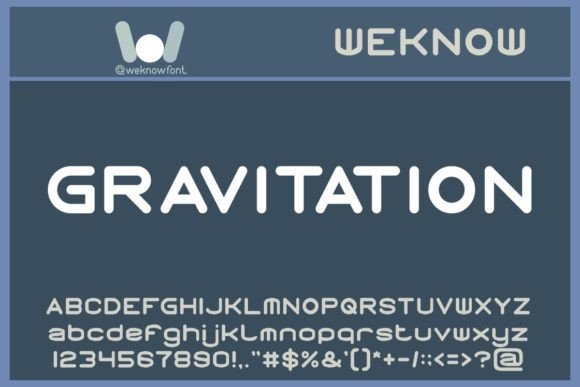 Gravitation: A Modern Sans Serif for Bold Design