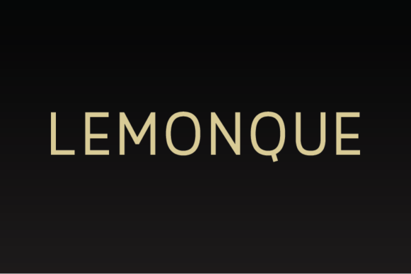 Lemonque: A Clean Sans Serif for Modern Design