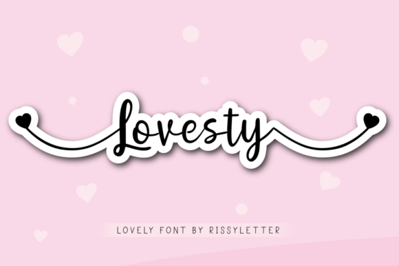 Lovesty: A Handwritten Font for Elegant, Flowing Designs