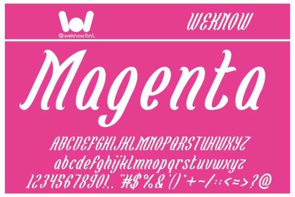 Magenta Flower: A Premium Serif for Bold Branding