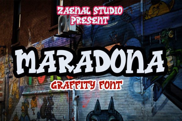 Maradona: The Bold Graffiti Serif for Creative Design