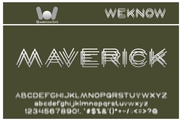 Maverick: A Bold Decorative Font for Unforgettable Designs