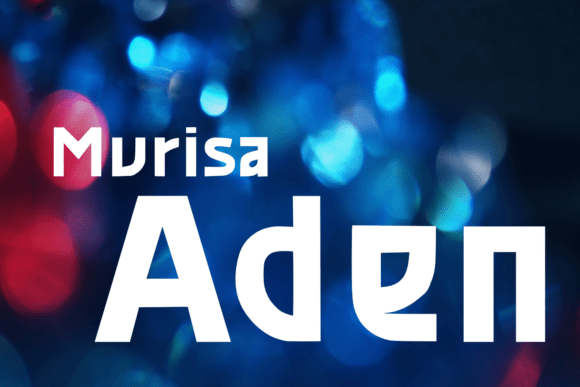 Murisa Aden: A Bold Geometric Typeface for Modern Design