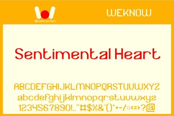 Sentimental Heart: A Cool, Unique Sans-Serif Font for Your Designs