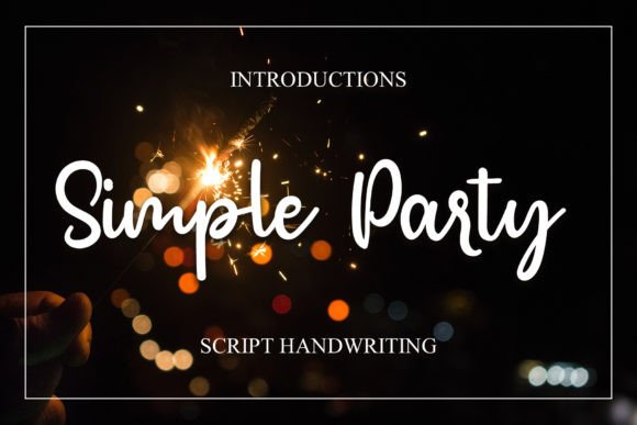 Simple Party: A Versatile Script Font for Modern Design
