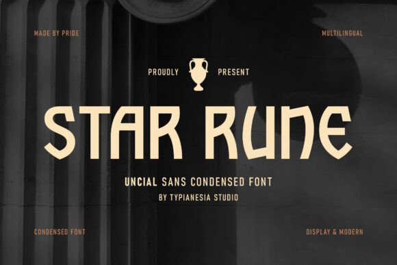 Star Rune: A Font Blending Ancient Script with Modern Edge