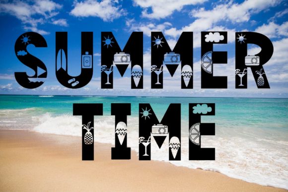 Summer Time: A Cool Decorative Font for Creative Projects