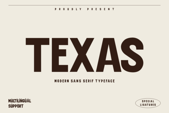 Texas: A Modern Sans Serif for Dynamic Design